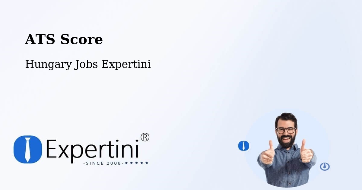 Resume ATS Score & Job Description Match Tool – Öcsöd - Hungary Jobs Expertini